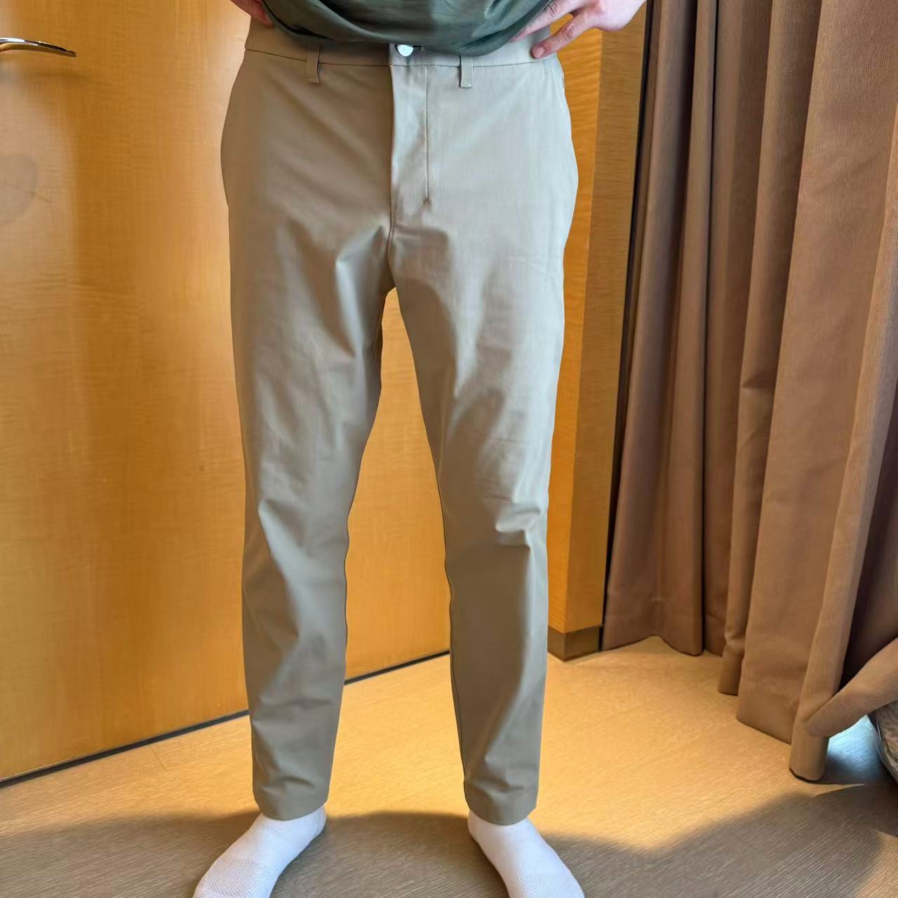 Lululemon ABC 男士修身剪裁长裤28L Warpstreme