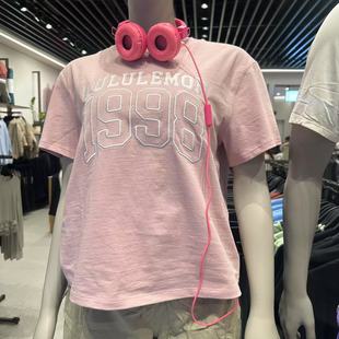 lululemon relaxed fit 女士宽松款棉混纺平纹针织T恤