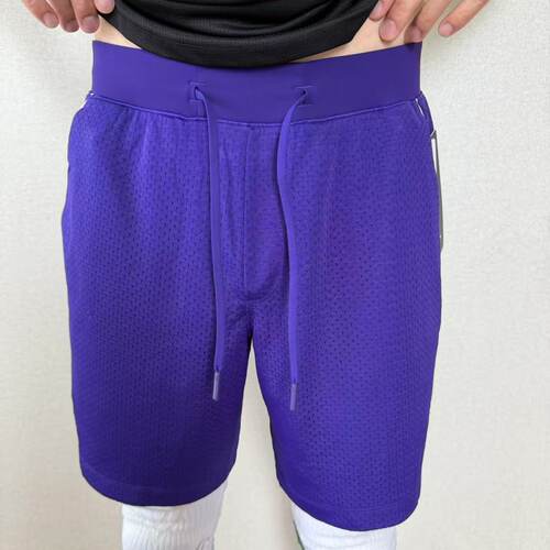 lululemon double-layered 男士双层网面运动短裤7''无内衬