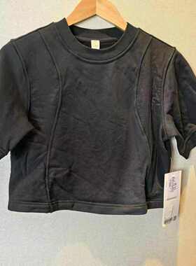 lululemon cotton French Terry swift tee棉混纺毛圈布T恤