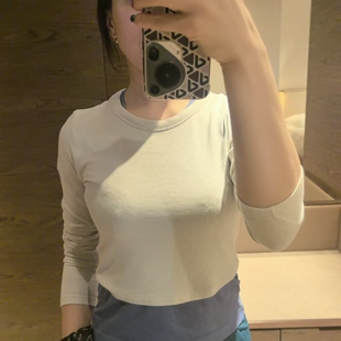 lululemon hold tight cropped LS 短款运动长袖
