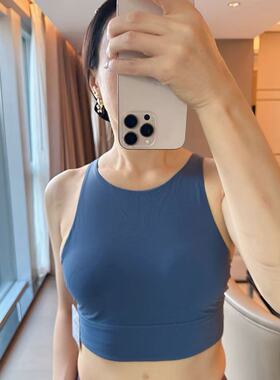 Lululemon Energy High-Neck Long-Line Bra*velvet瑜伽运动背心
