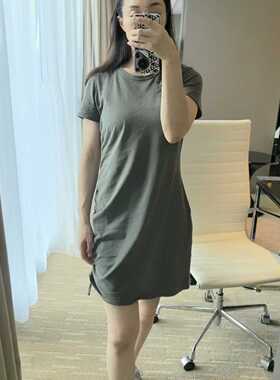 lululemon cinch-hem heavyweight cotton dress 女士连衣裙