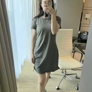 lululemon cinch-hem heavyweight cotton dress 女士连衣裙