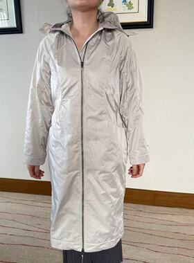 lululemon taffeta removable-hood long jacket*slnsh 女士风衣