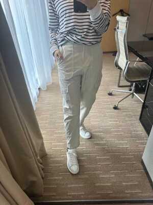 lululemon light utilitech cargo pocket HR pant 女士高腰长裤