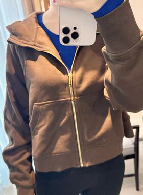 lululemon Scuba Oversized Full Zip 短款连帽 全拉链外套