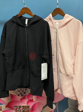 Lululemon Hugged-Waist Cotton Zip Hoodie 连帽拉链外套