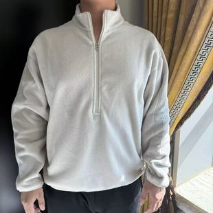 lululemon oversized-fit fleece half zip*NY 男士拉绒外套
