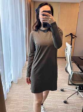 lululemon classic-fit Botton-blend LS dress 女士长袖连衣裙