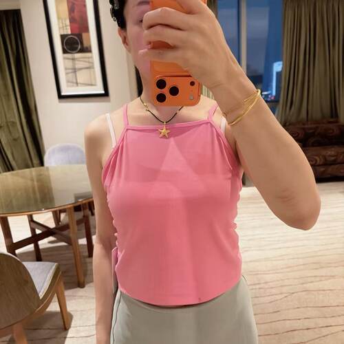 lululemon align 女士假两件高领口运动背心 含胸垫