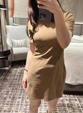 Lululemon All aligned 女士螺纹短袖连衣裙