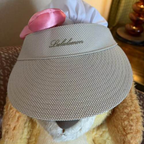 lululemon two-tone canvas visor 遮阳帽 防晒帽