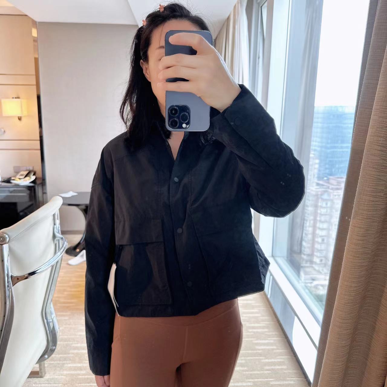 lululemon女士短款外套夹克