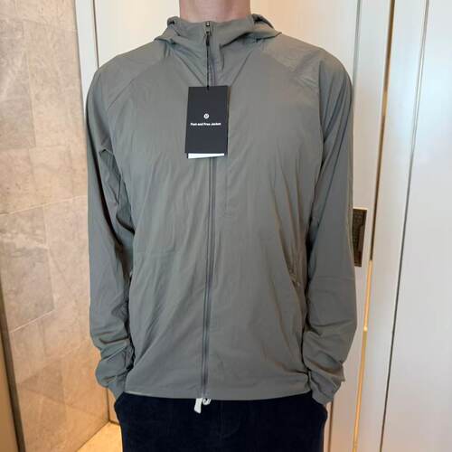 lululemon fast and free jacket 男士运动夹克