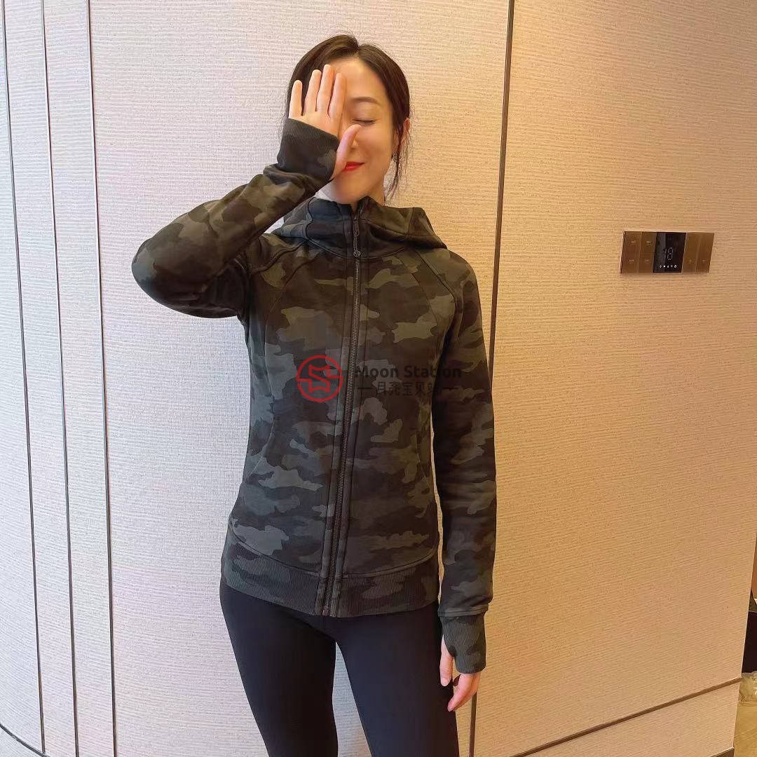 lululemon经典款连帽加绒外套