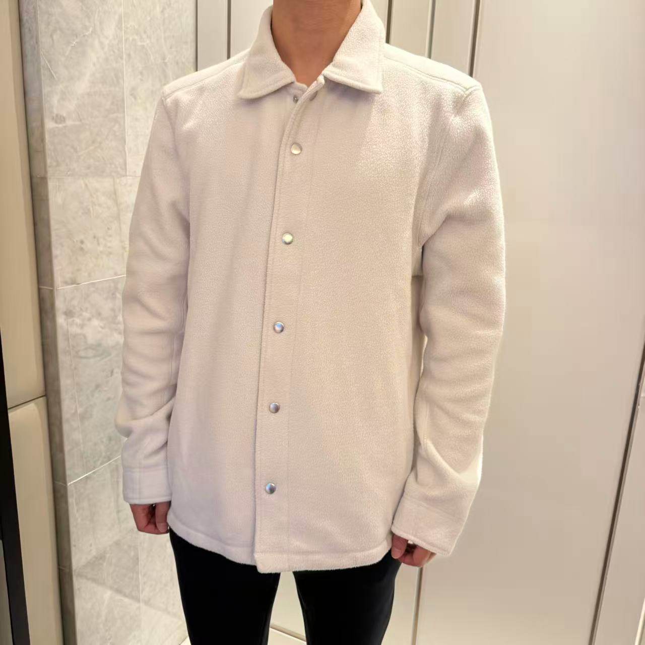 lululemon fleece 男士拉绒经典剪裁外套式衬衫,运动/瑜伽/健身/球迷用品,瑜伽外套,淘宝优惠券,粉丝福利购,淘宝优惠卷