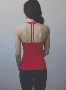 MONTIEL  teardrop cami 瑜伽运动背心 含胸垫