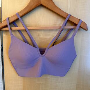 like 运动内衣B 女士前V肩带螺纹长款 cloud lululemon