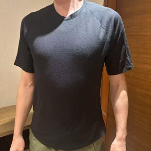 徒步羊毛混纺短袖 wool blend 男士 LOG T恤