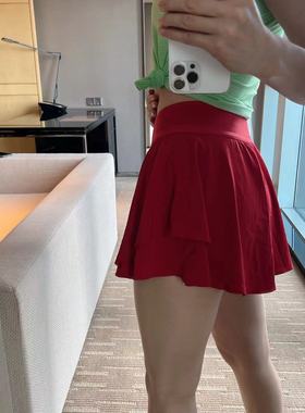 lululemon Court Rival High Rise Skirt 运动短裙 带安全裤