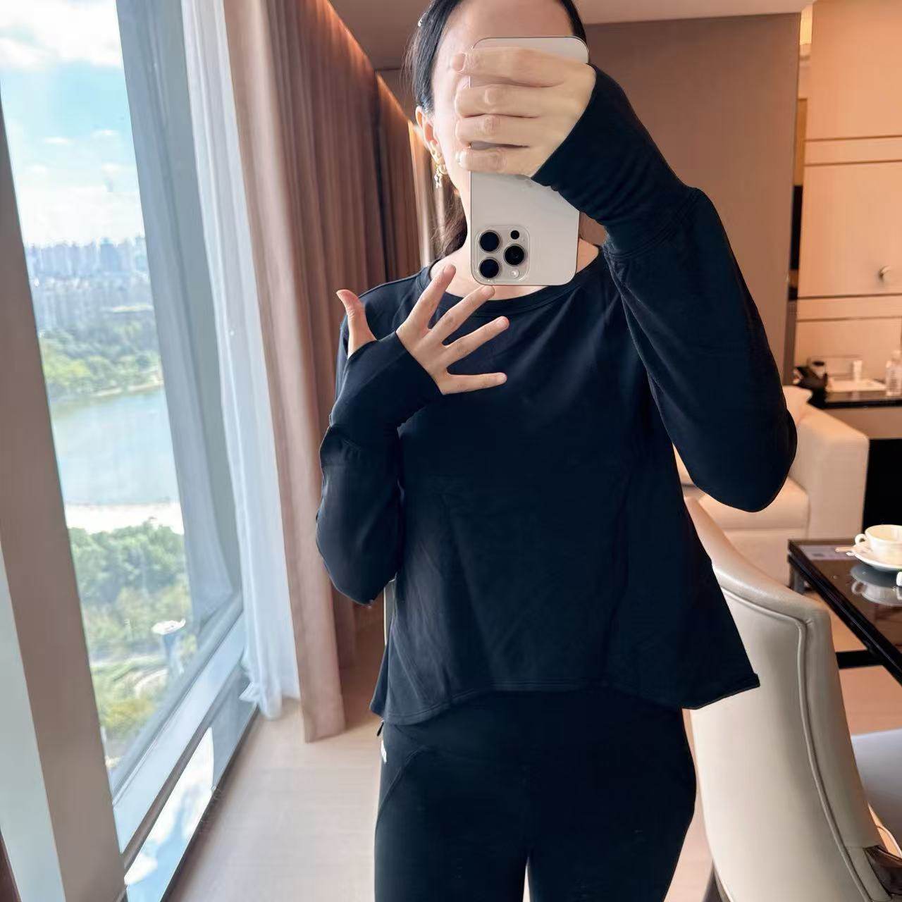 lululemon relaxed-fit 女士拉绒套头衫