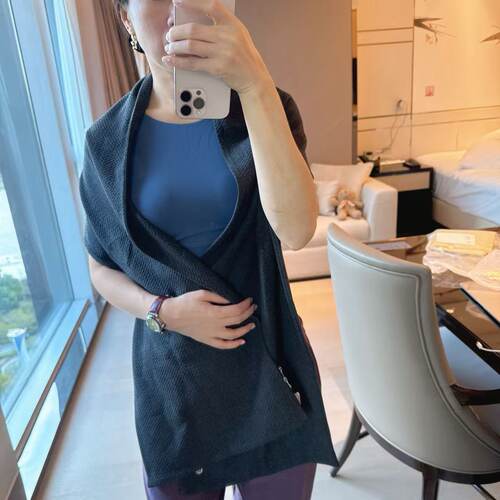 lululemon all ease scarf 围巾 披肩