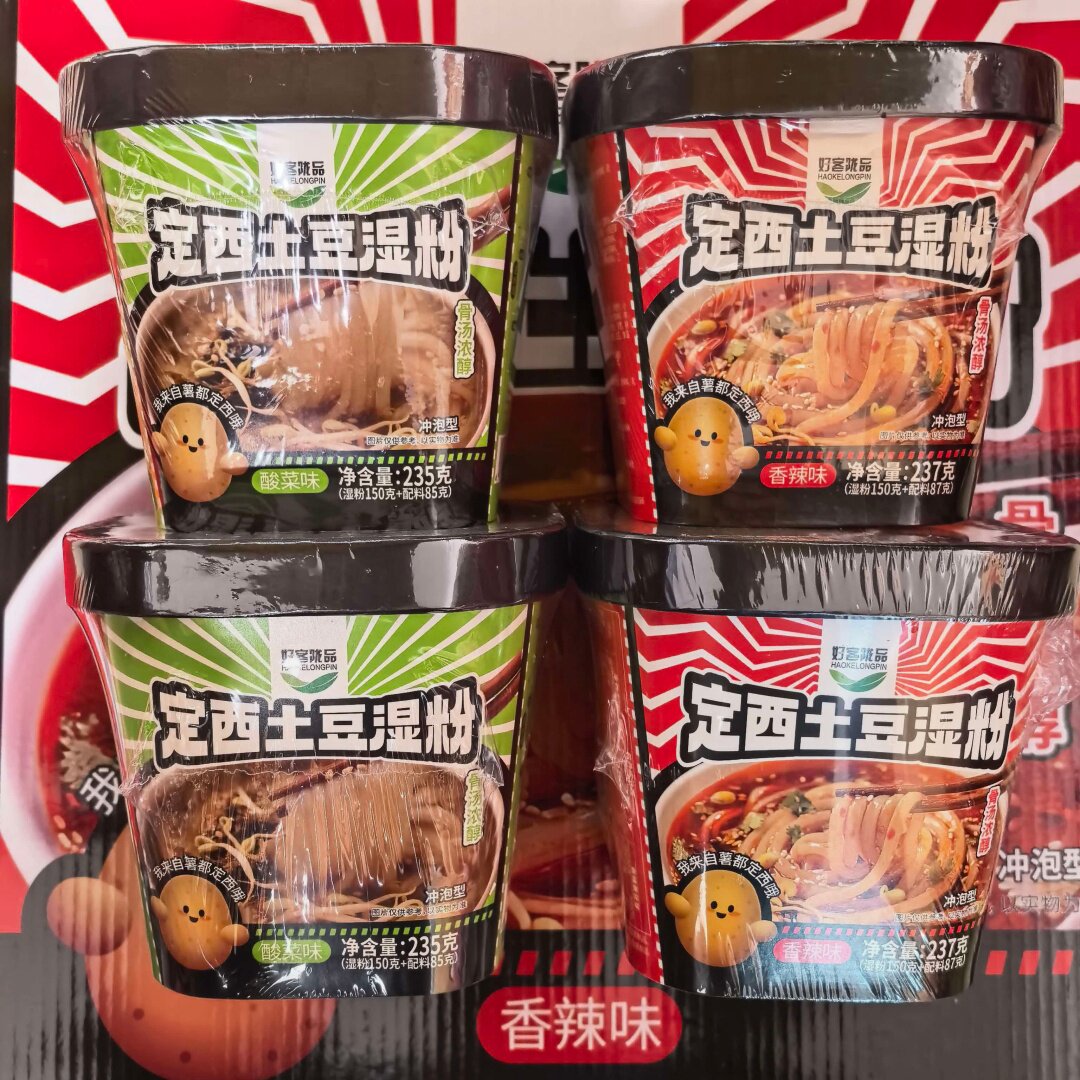 定西土豆湿粉香辣味酸菜味邮政
