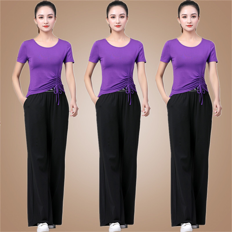 秋季新款速干裤健身操衣服云裳