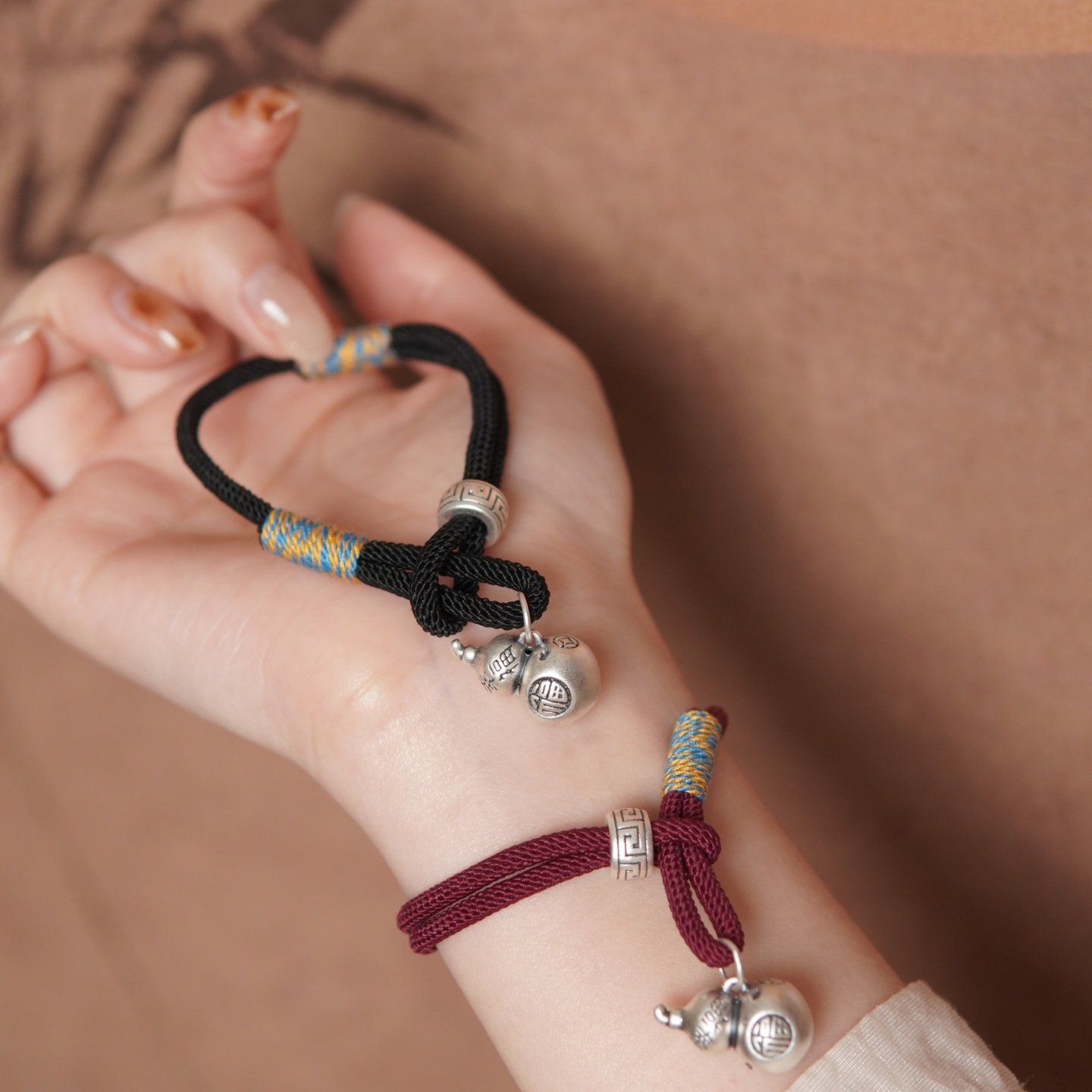 【福芦】999足银葫芦纯银红绳手链银饰民族风简约百搭复古可调节,饰品/流行首饰/时尚饰品新,银饰手链,淘宝优惠券,粉丝福利购,淘宝优惠卷