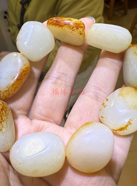 新款和田玉糖白玉手串