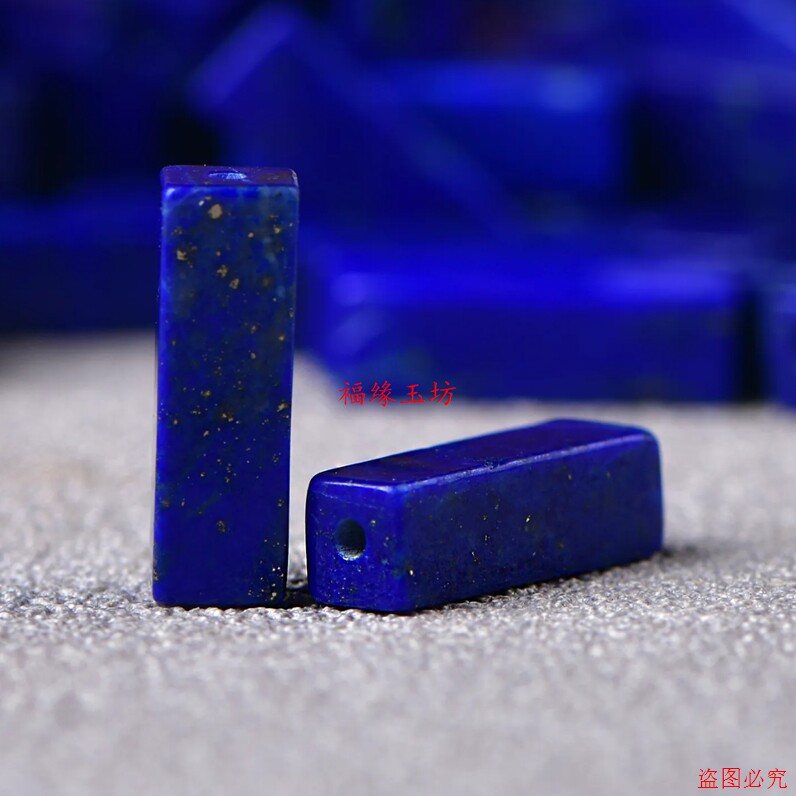 青金石方糖长管珠diy串珠手工项链手串手链饰品配件材料串珠隔珠