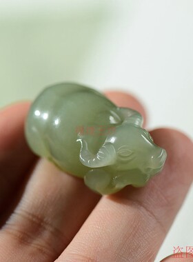 新疆天然和田玉十二生肖