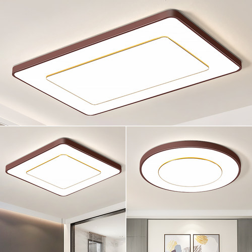 客厅灯圆形led轻奢家用2026年新款卧室餐厅吊灯超薄房间过道智能