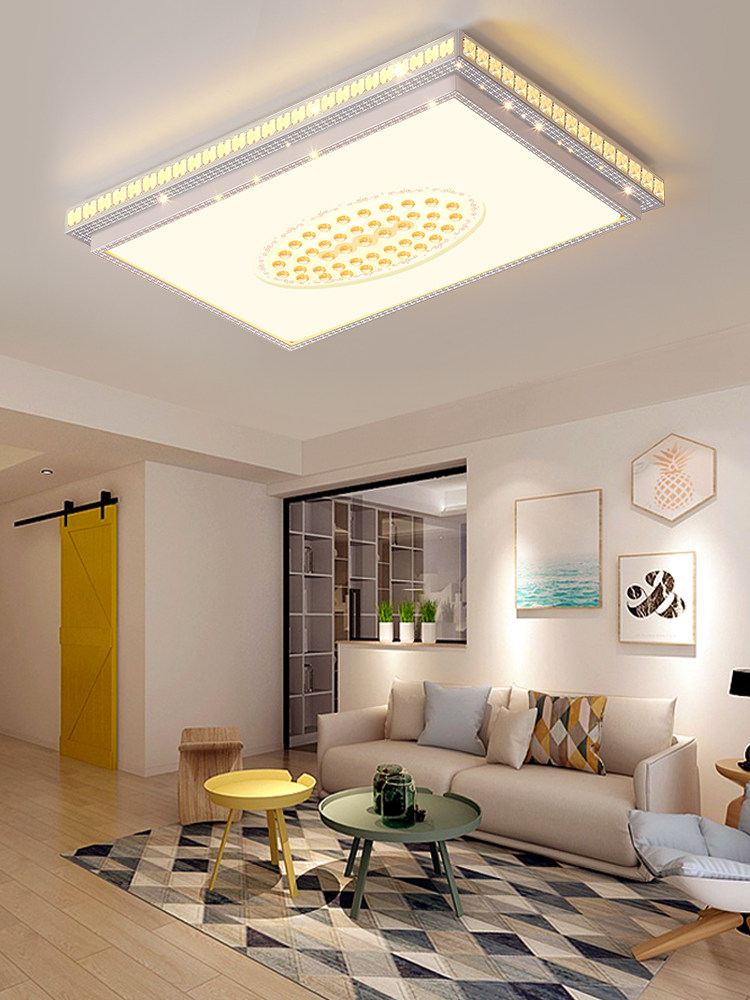 LED吸顶灯简约现代长方形客厅灯圆形主卧室灯儿童房间灯具饰套餐,家装灯饰光源,客厅吸顶灯,淘宝优惠券,粉丝福利购,淘宝优惠卷