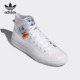 阿迪达斯正品 三叶草 NIZZA Adidas 男女高帮帆布休闲板鞋 FX4028