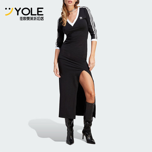 阿迪达斯正品女子运动连衣裙