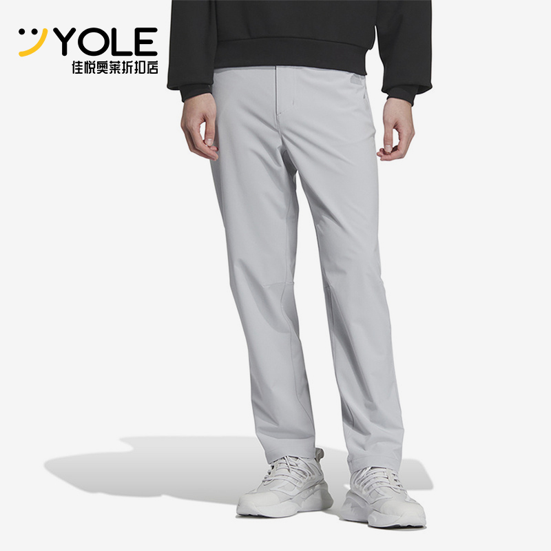 阿迪达斯男士运动休闲直筒长裤
