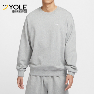 Nike/耐克正品Solo Swoosh 男士法式毛圈圆领卫衣DX0812-063