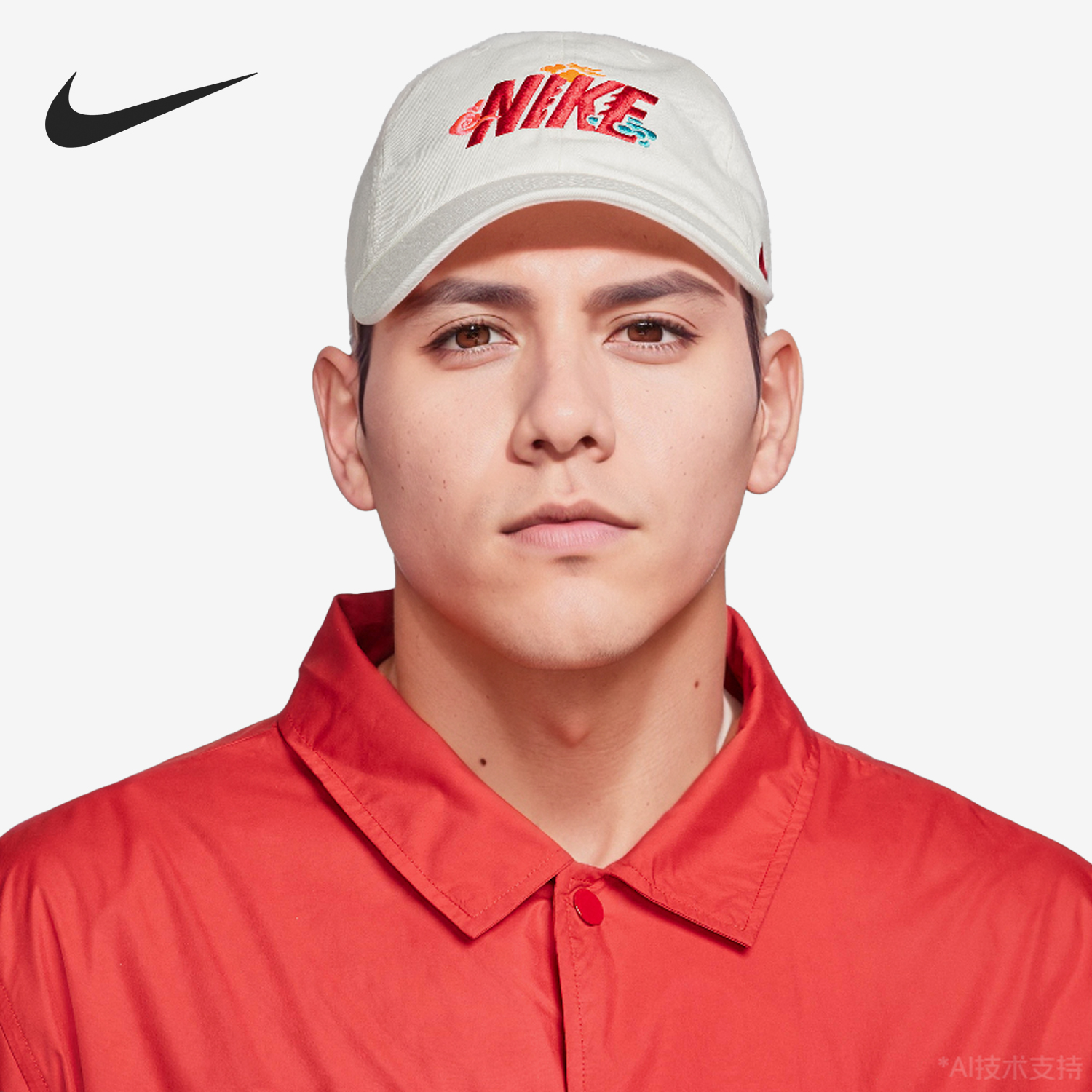 Nike/耐克正品龙年刺绣新款男女运动棒球帽鸭舌帽FZ6784-133