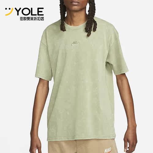 耐克新品男子圆领透气运动短袖