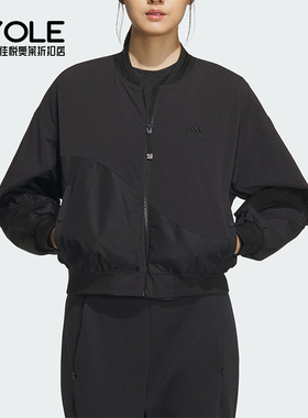 Adidas/阿迪达斯正品新年款女士梭织加绒运动休闲夹克IM8872