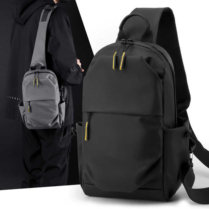 韩版休闲胸前背包单肩胸包