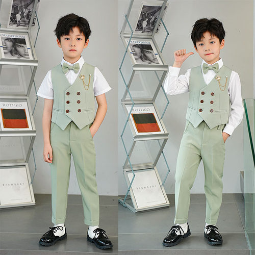 高品质儿童英伦风小西服套装