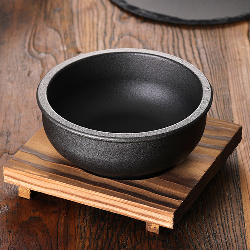 韩式铸铁锅韩国石锅拌饭专用铁碗