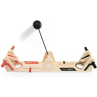 VolleyShot 美国正品木质解压来回敲球翻转球桌面游戏Fat Brain