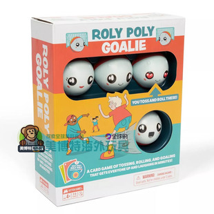 美国正品 Roly Poly Goalie 小猫游戏守门员 Goalie 棋盘游戏桌面