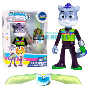 PMI 美国正品 动物神探队公仔玩具摩托 手办The Creature Cases