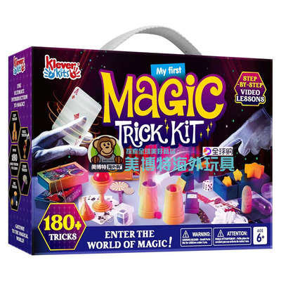 Klever Kits 美国正品 Magic Trick Kit 180魔术技巧神奇师玩具