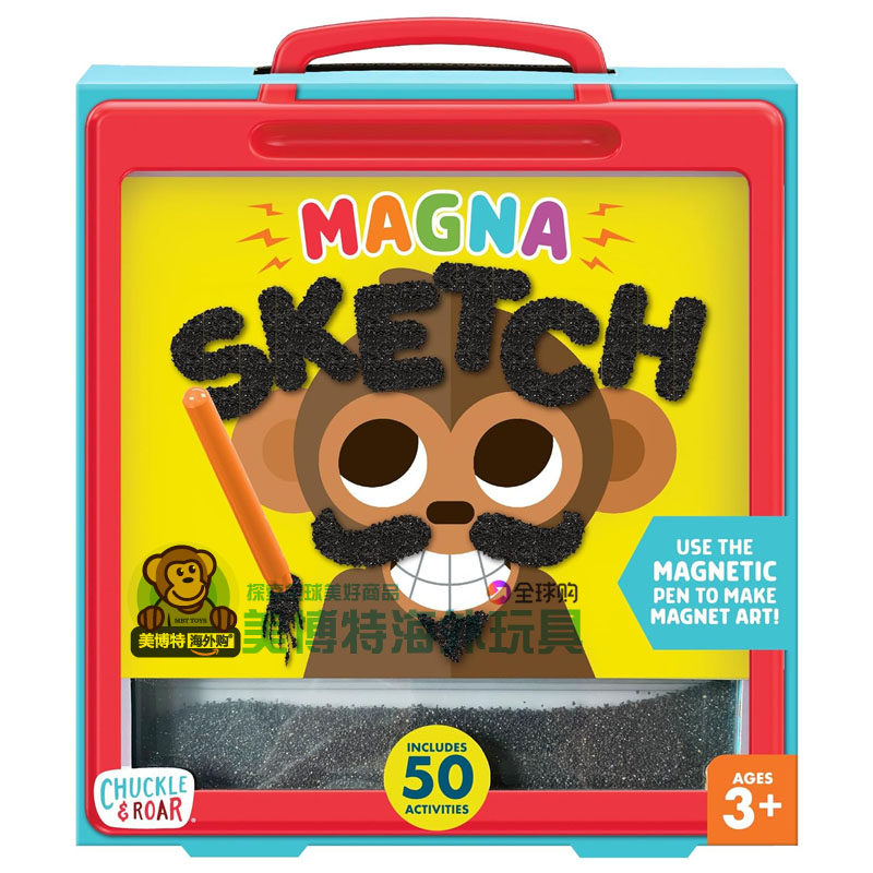 Chuckle Roar 美国正品便携式 磁性儿童绘画板 Magna Sketch